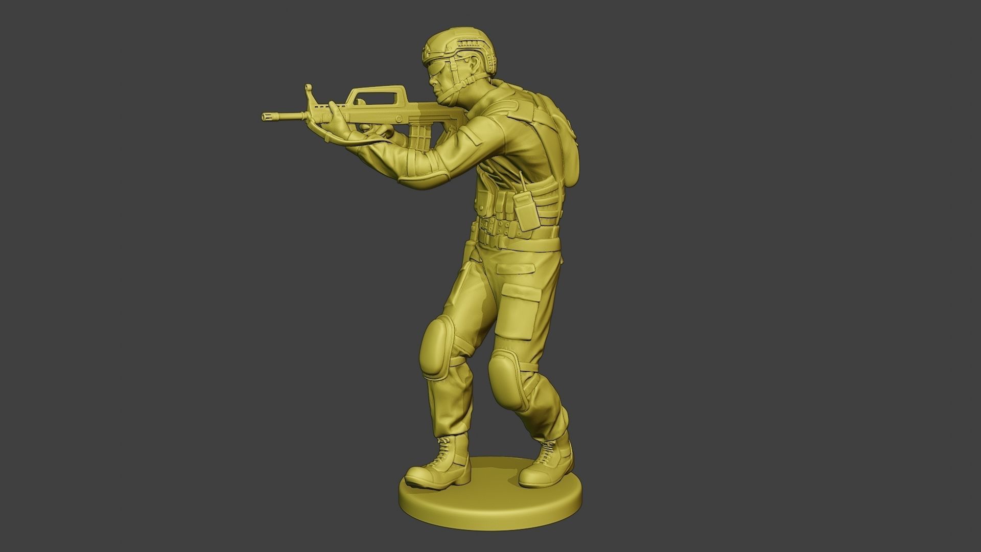 China Actual Special Forces PAP 0006 3D print model_2
