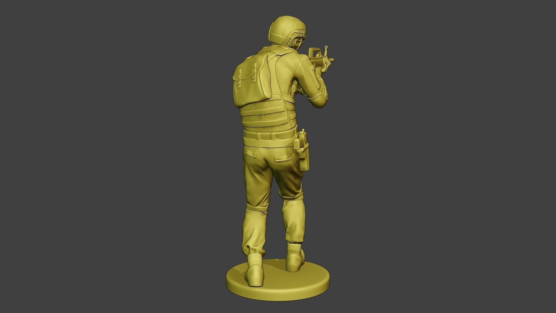 China Actual Special Forces PAP 0006 3D print model_6