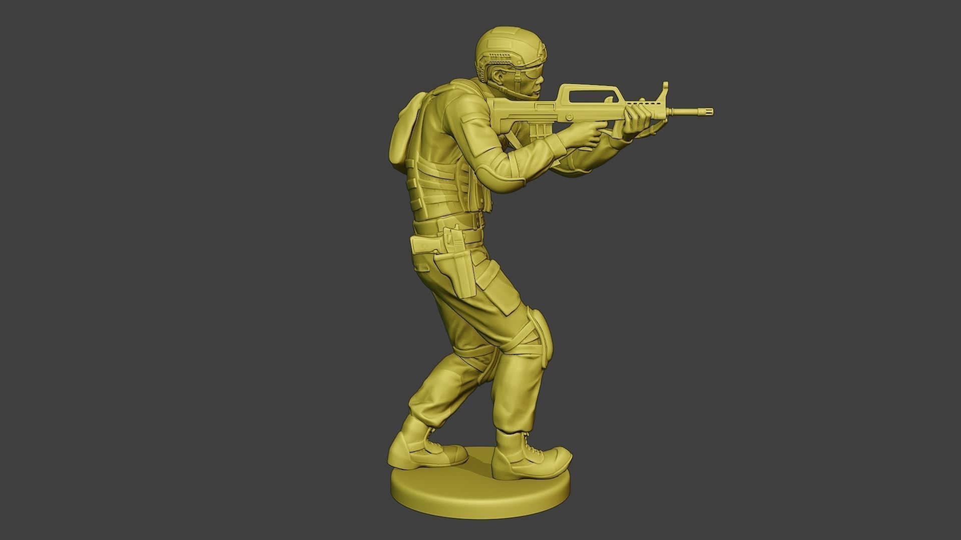 China Actual Special Forces PAP 0006 3D print model_8