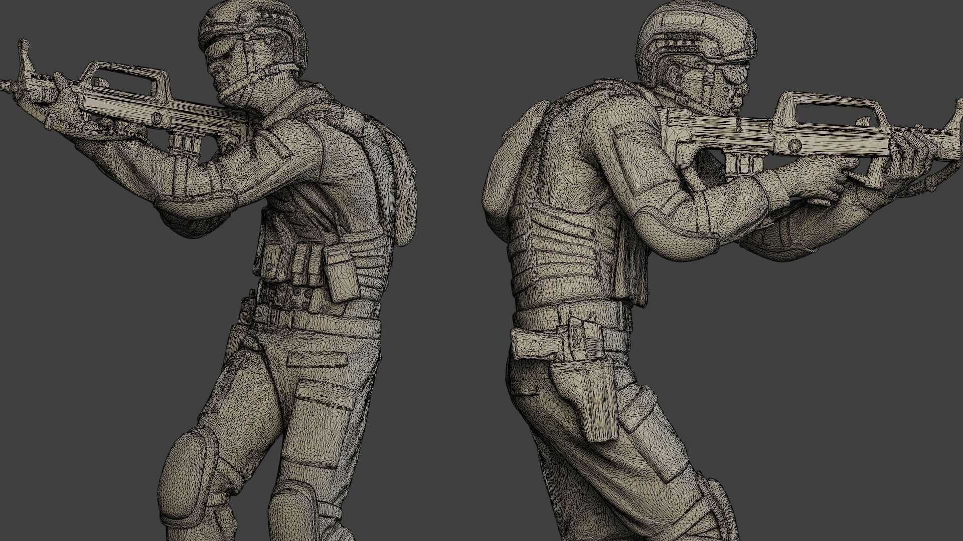 China Actual Special Forces PAP 0006 3D print model_12