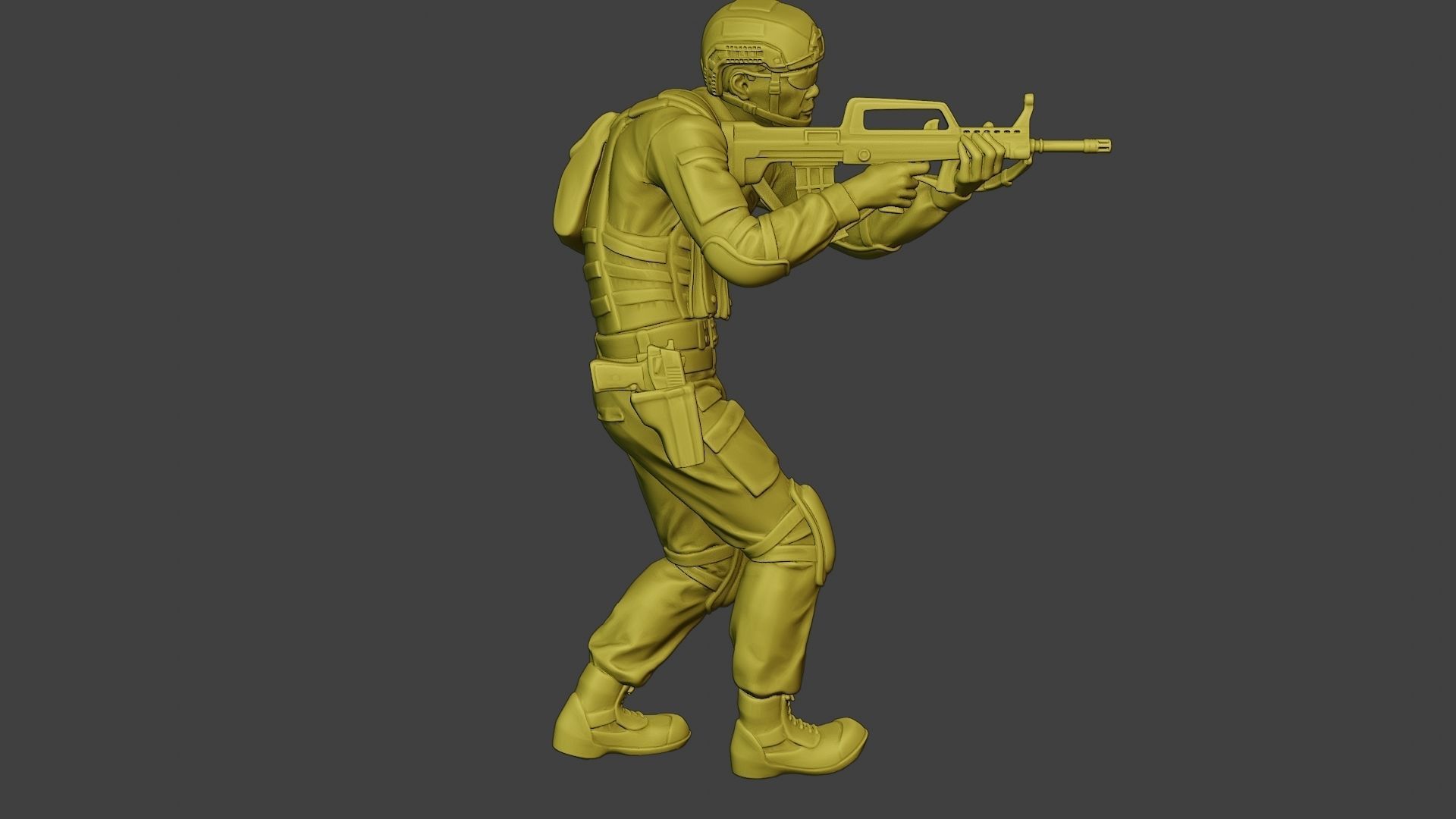 China Actual Special Forces PAP 0006 3D print model_31