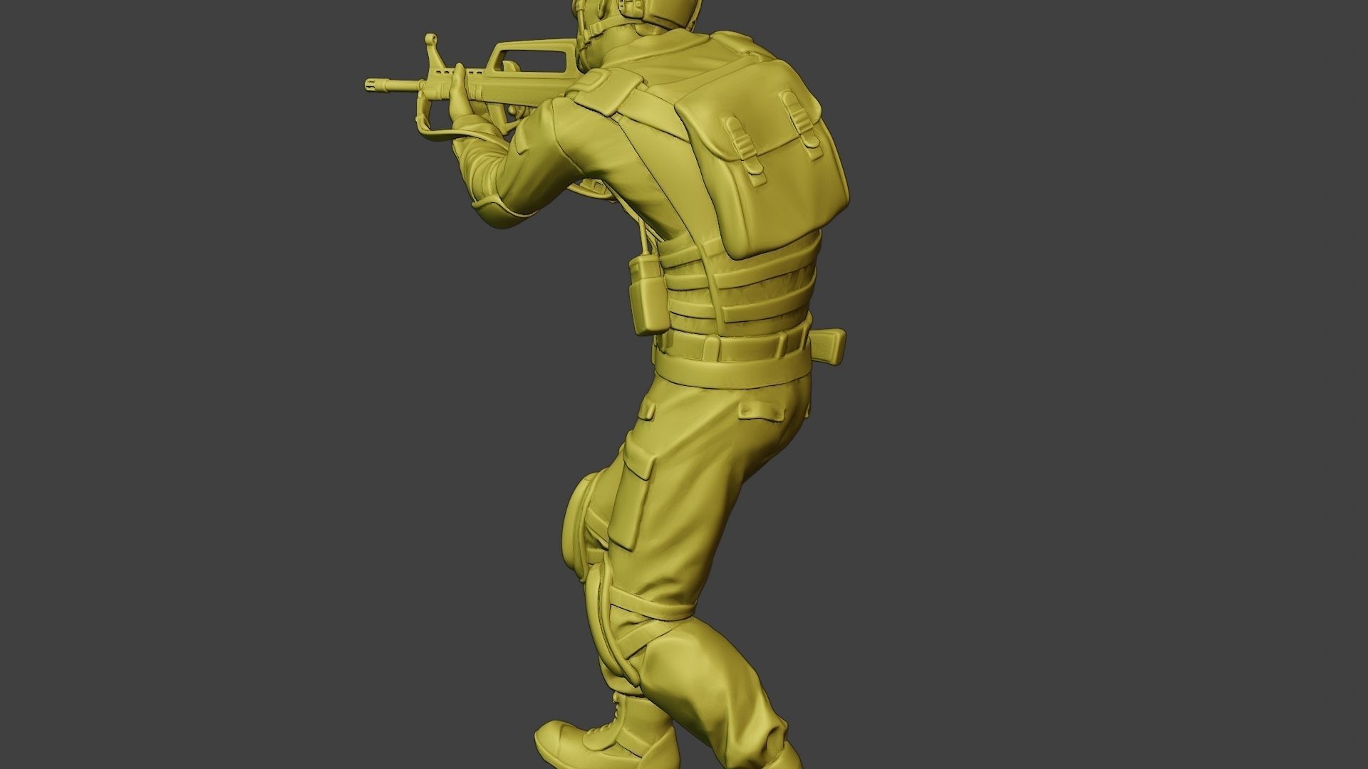 China Actual Special Forces PAP 0006 3D print model_26