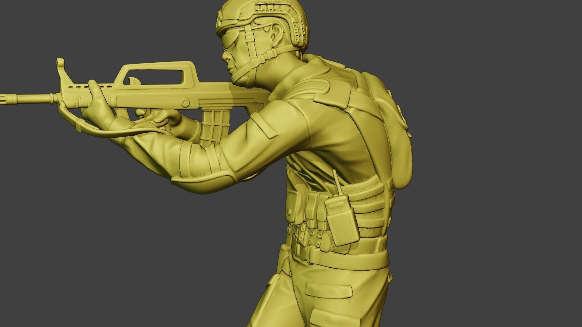 China Actual Special Forces PAP 0006 3D print model_18