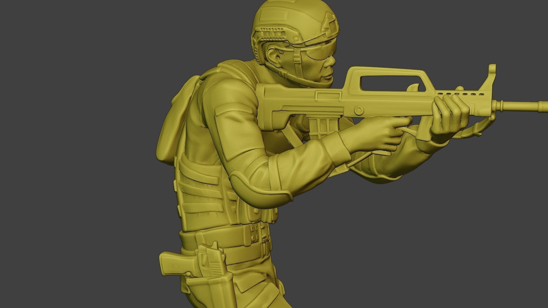 China Actual Special Forces PAP 0006 3D print model_20