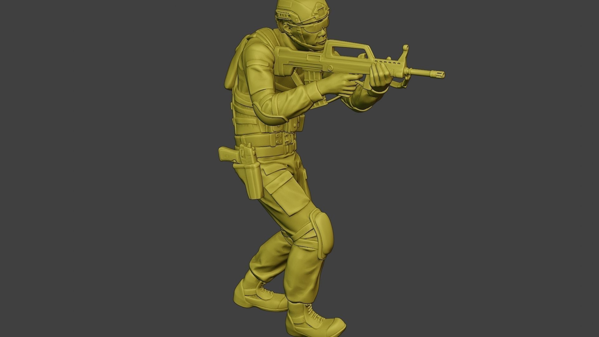 China Actual Special Forces PAP 0006 3D print model_30