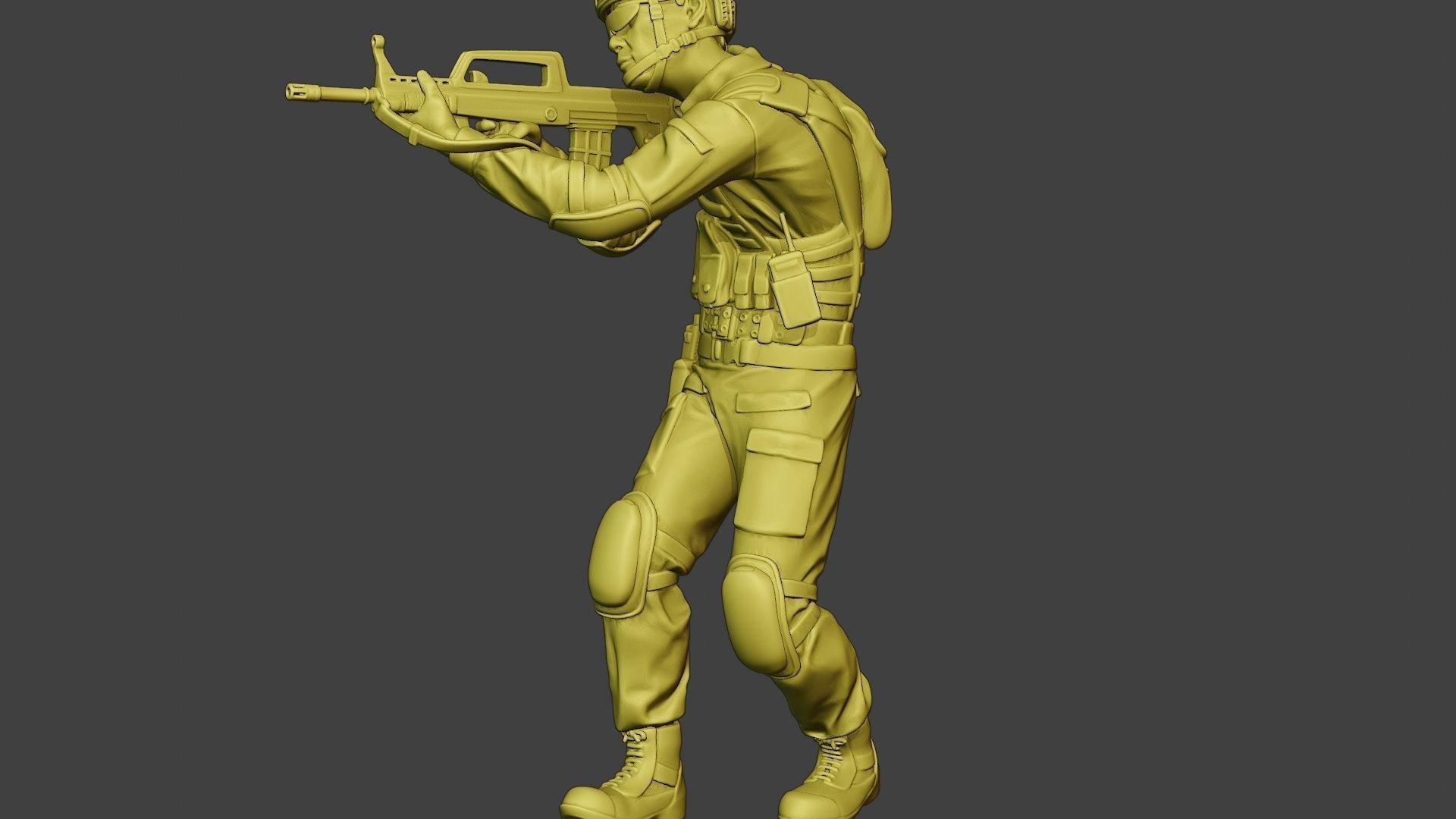 China Actual Special Forces PAP 0006 3D print model_27