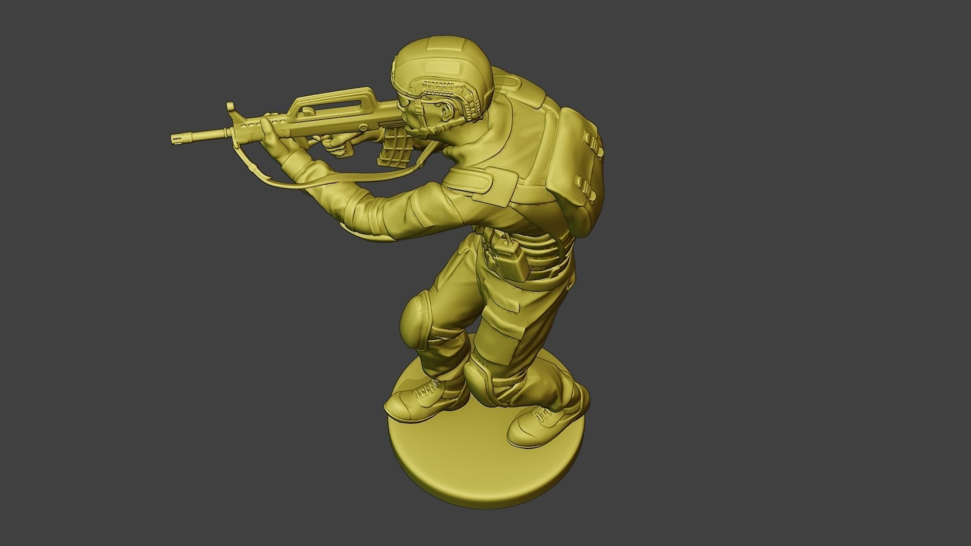 China Actual Special Forces PAP 0006 3D print model_15