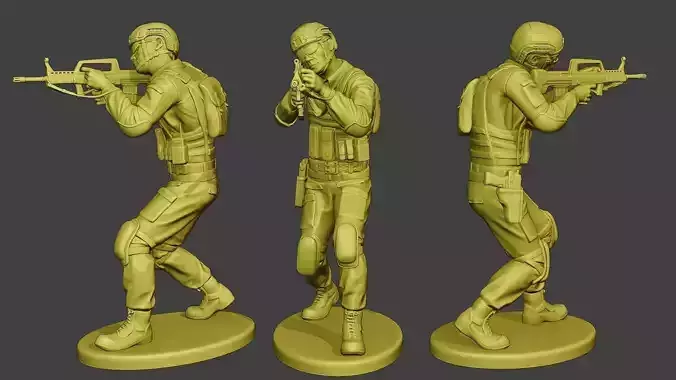 China Actual Special Forces PAP 0010 3D print model