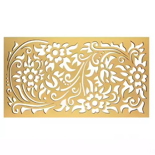 Carved Decoration Panel 03