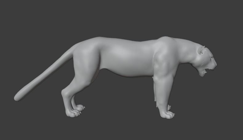 Black panther 3D model_8