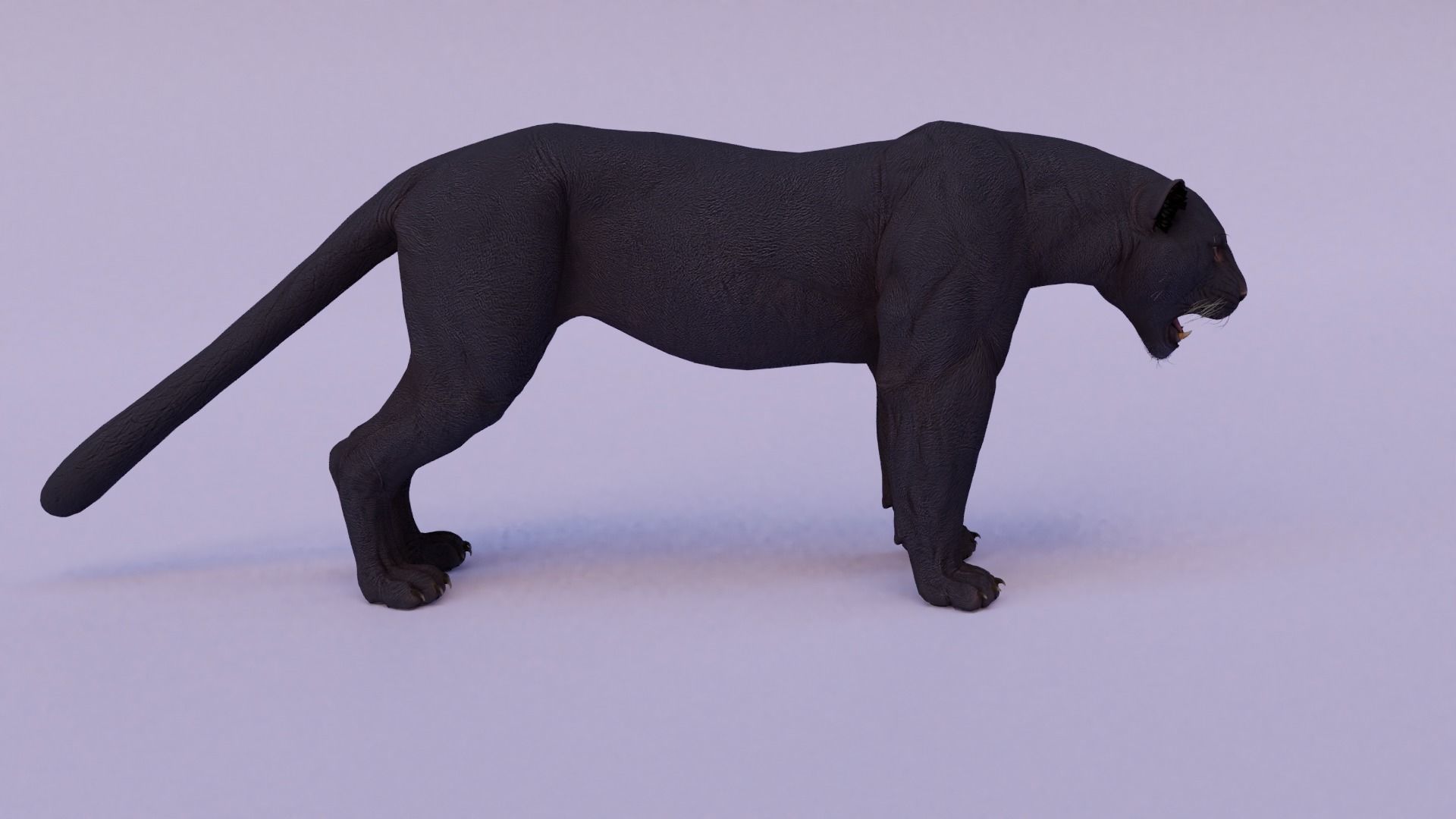 Black panther 3D model_2