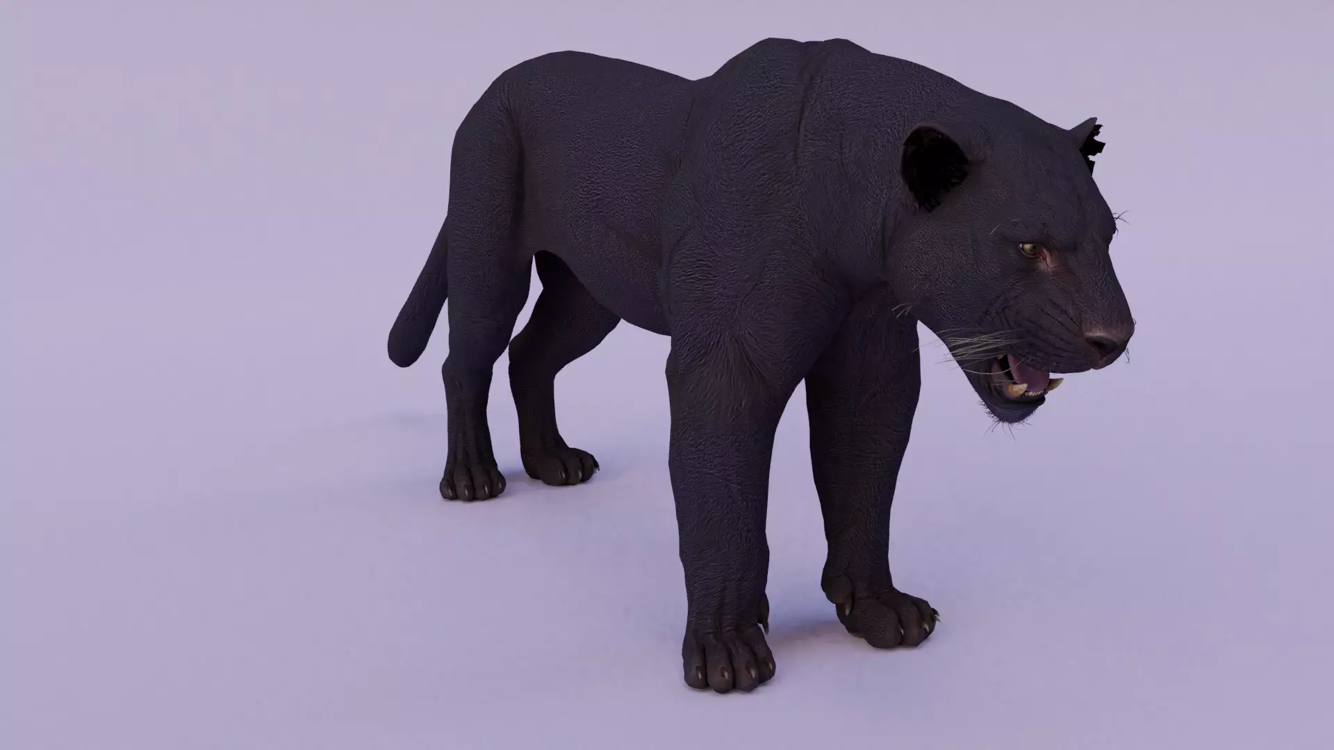 Black panther 3D model_0
