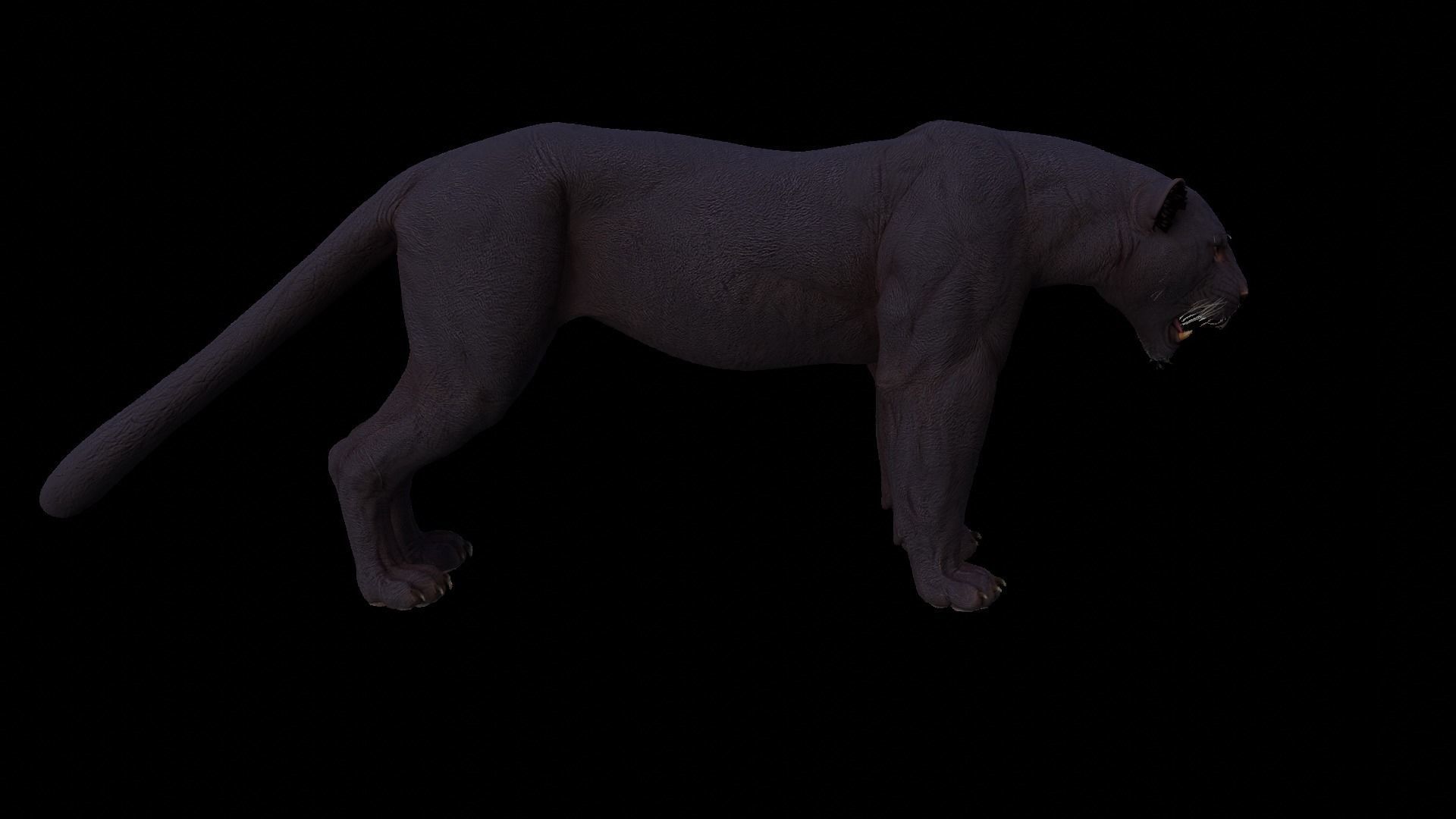 Black panther 3D model_4