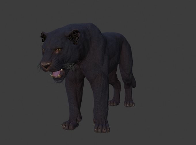 Black panther 3D model_6