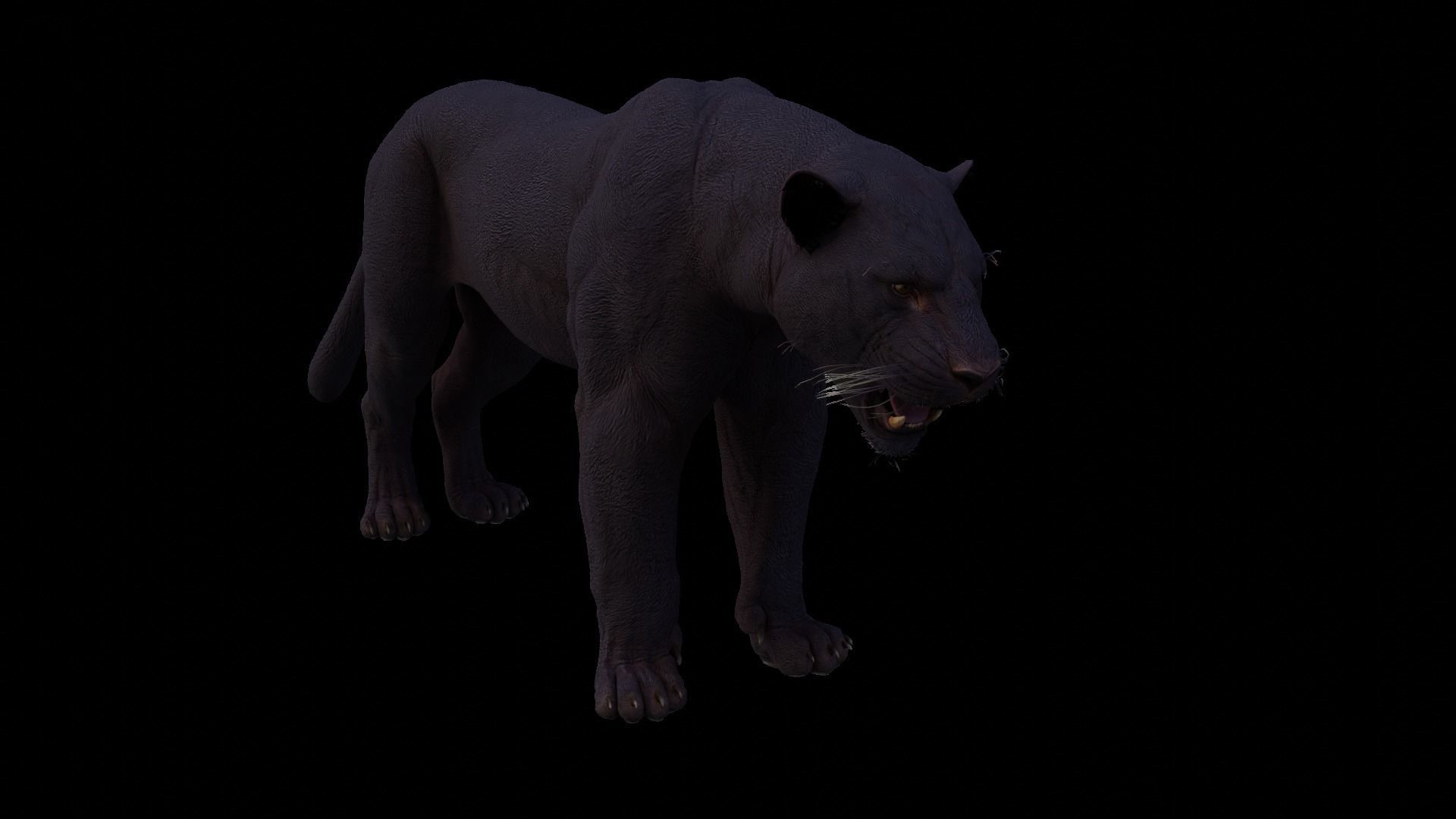 Black panther 3D model_3