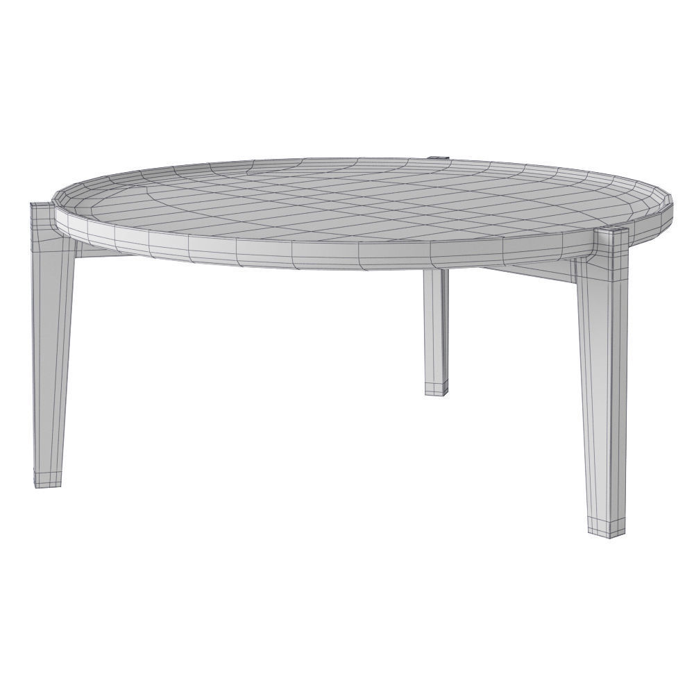 Rejuvenation Wade Nesting Coffee Tables 3D model_4