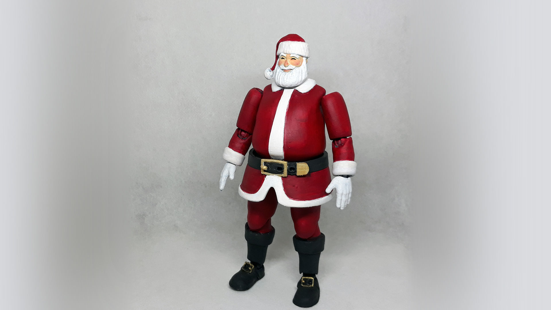 santa claus articulated action figure 3D print model_4