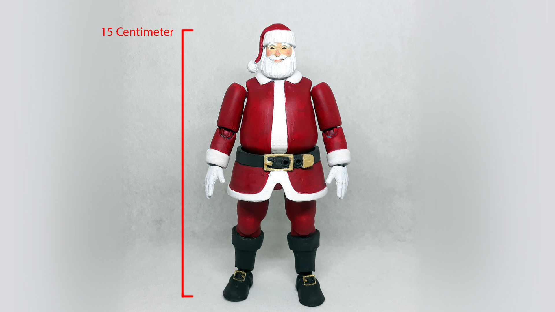 santa claus articulated action figure 3D print model_2