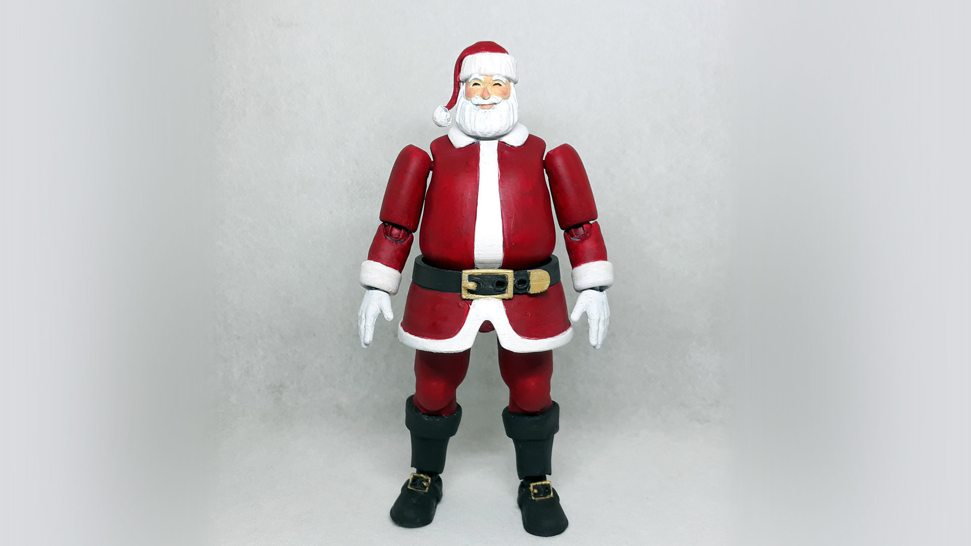 santa claus articulated action figure 3D print model_3