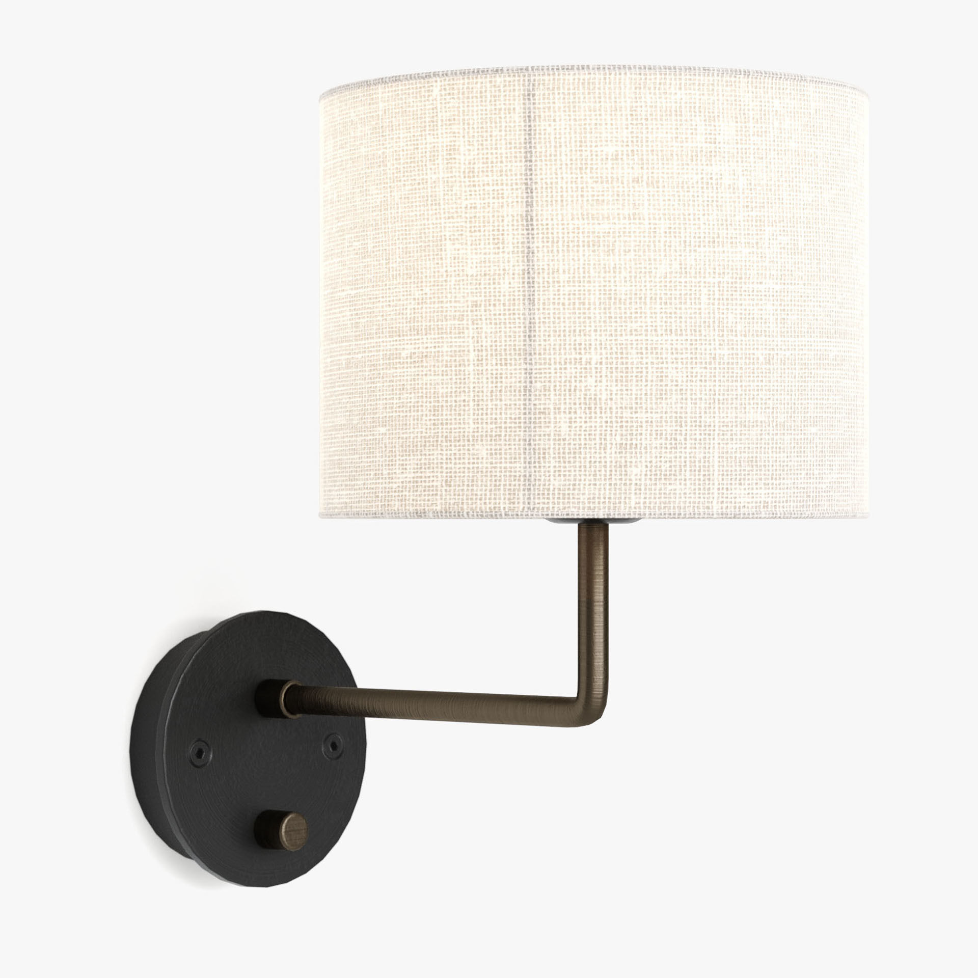 Lamp Wall Bedside Gubi Gravity Small Low-poly 3D model_2