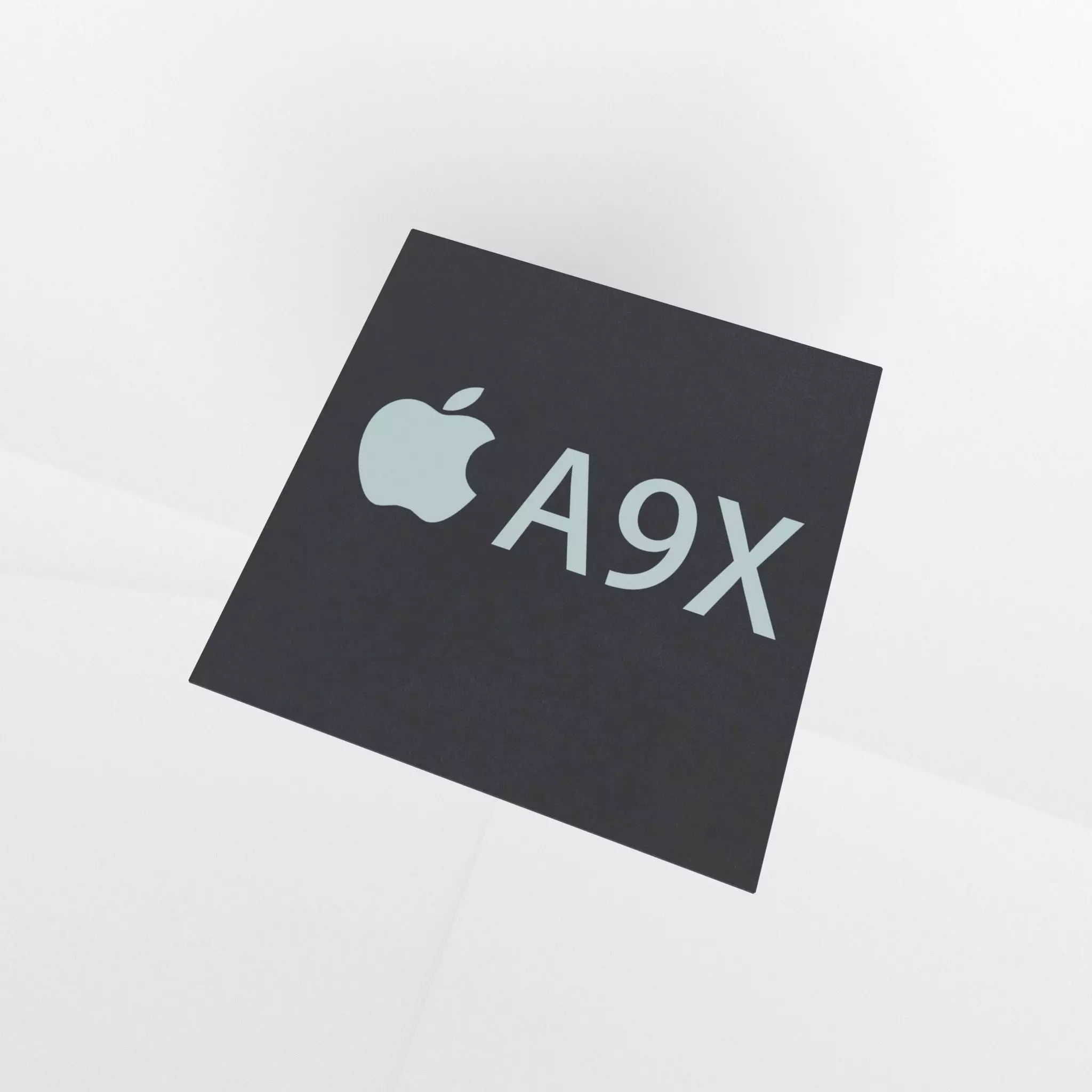 Apple CPU A9X Low-poly 3D model_0
