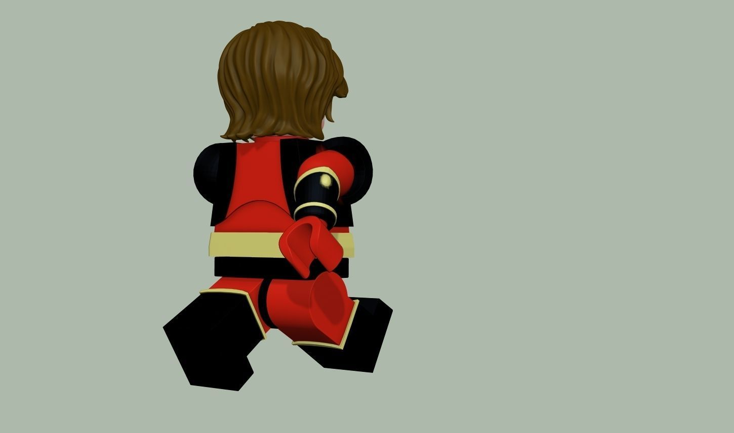 Duke Fleed Minifigure Lego Actarus Grendizer Goldorak Goldrake 3D model_7