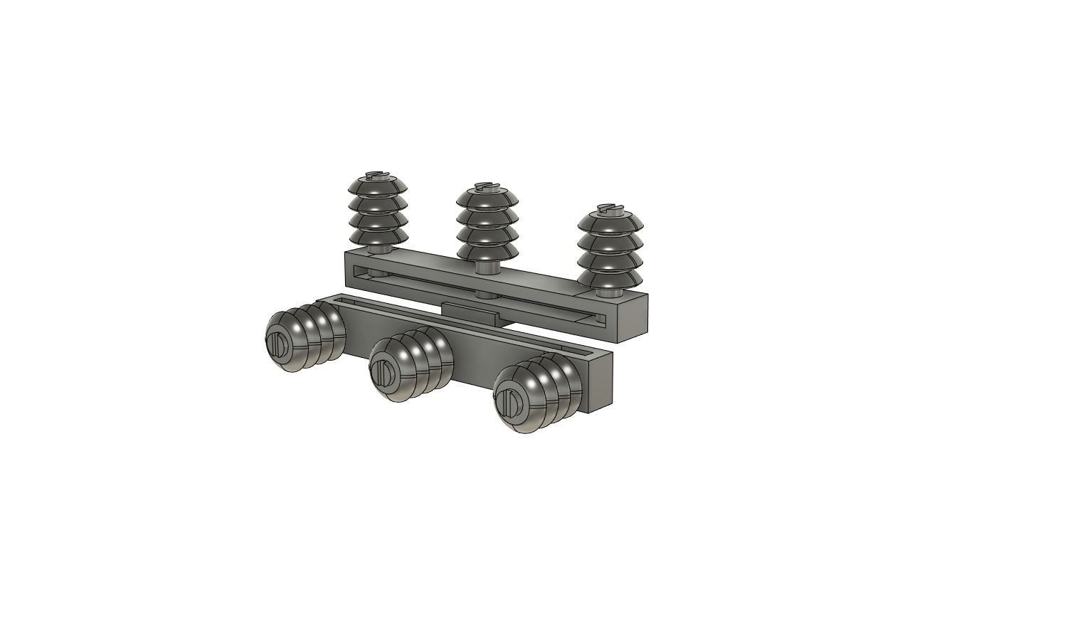 CAT-0004 Catenary set Sweden Modern H0-scale 16 items 3D print model_7