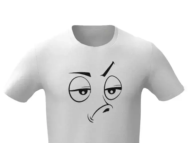 3d funny White t-shirt 