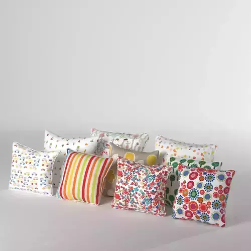 Pillow Collection A polka dot pillows