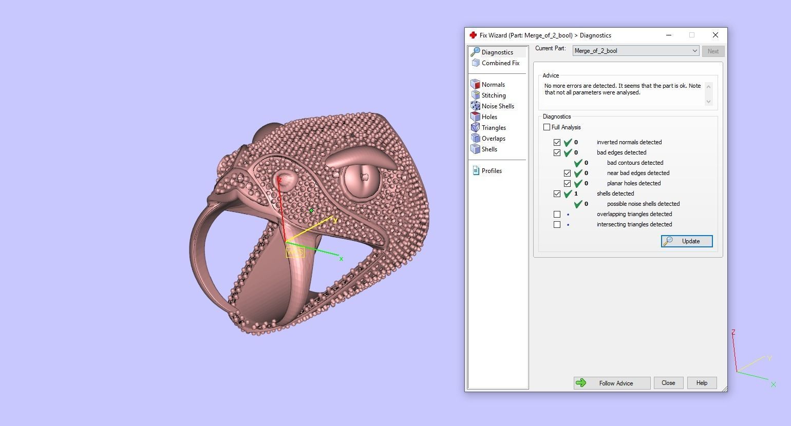 Snake ring 3D print model_10