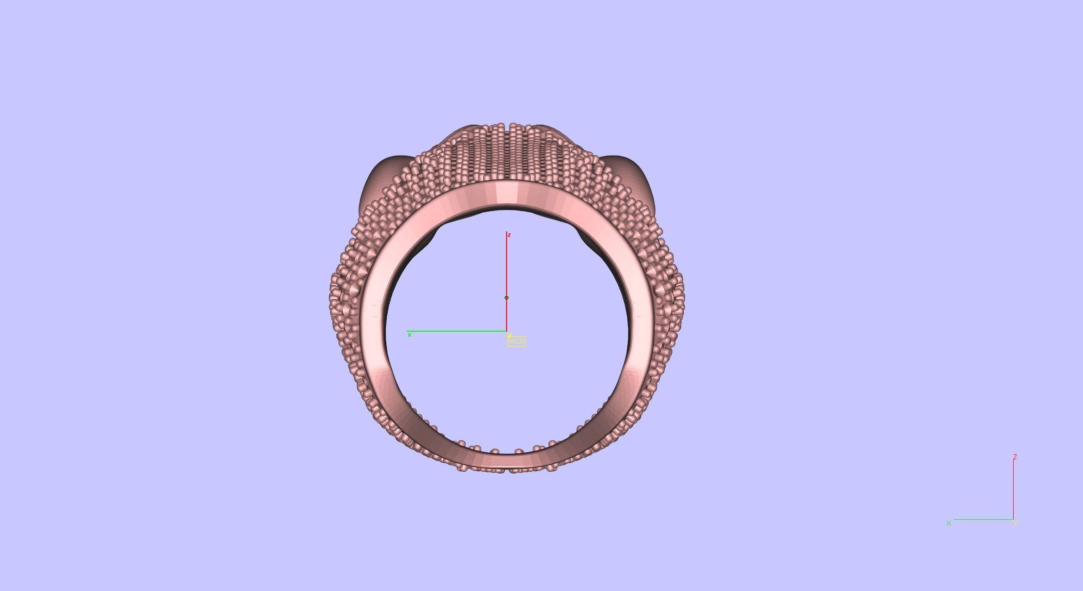 Snake ring 3D print model_11
