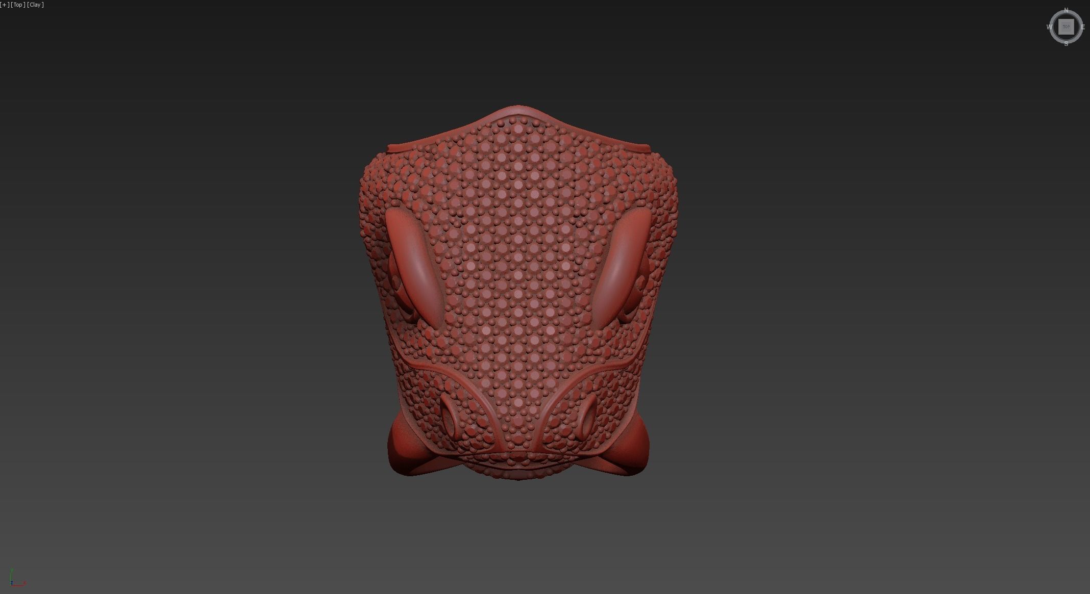 Snake ring 3D print model_6