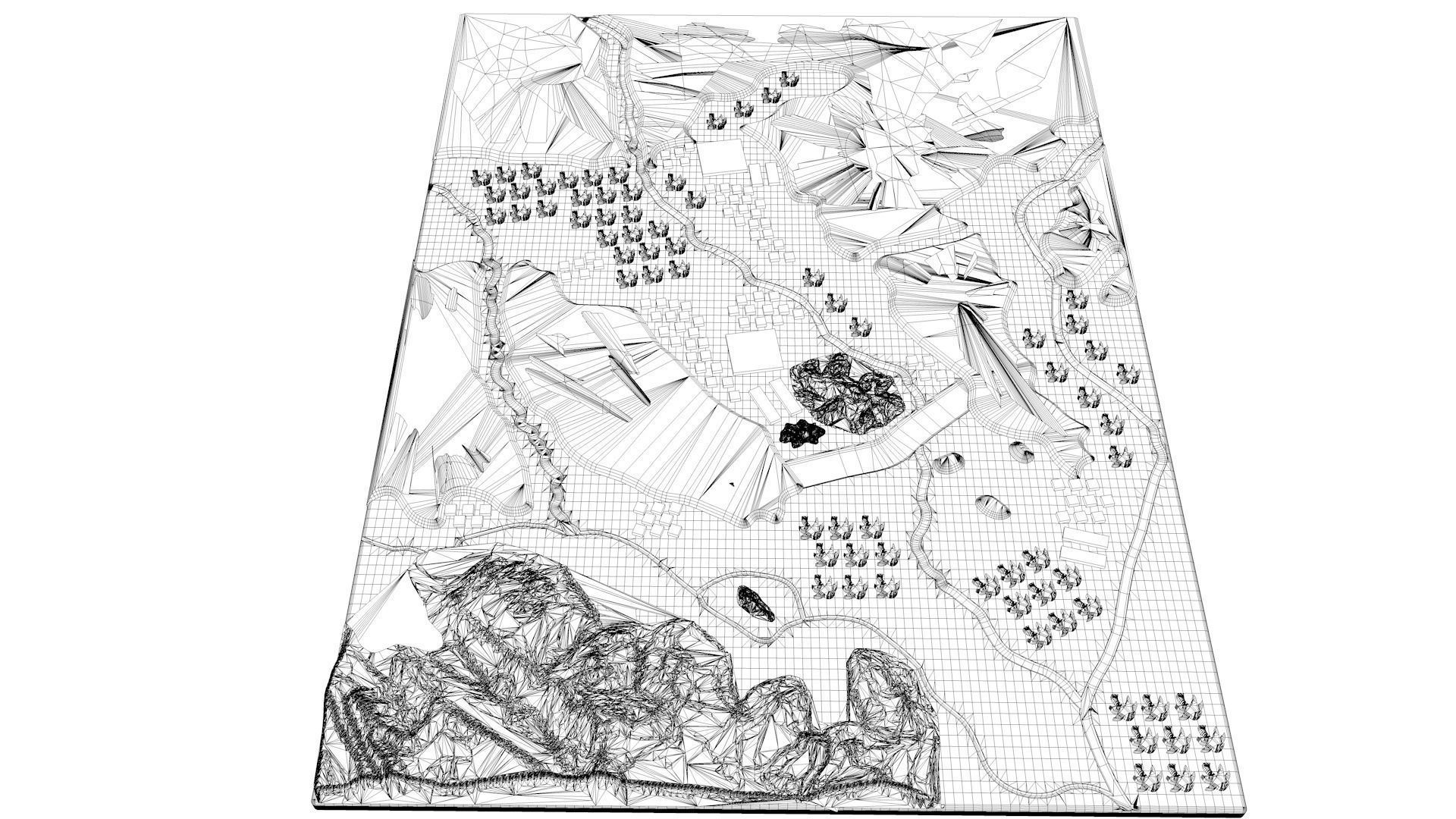 Medina Yathrib In The Old Days 3D print model_9