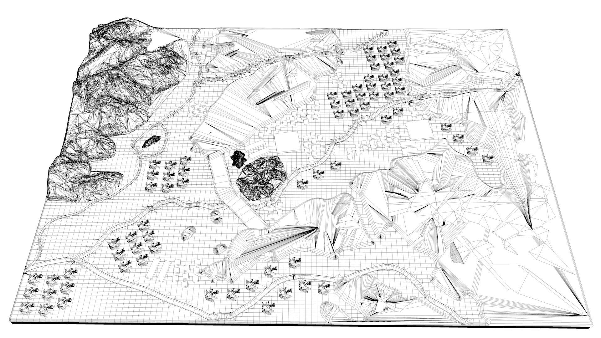 Medina Yathrib In The Old Days 3D print model_10