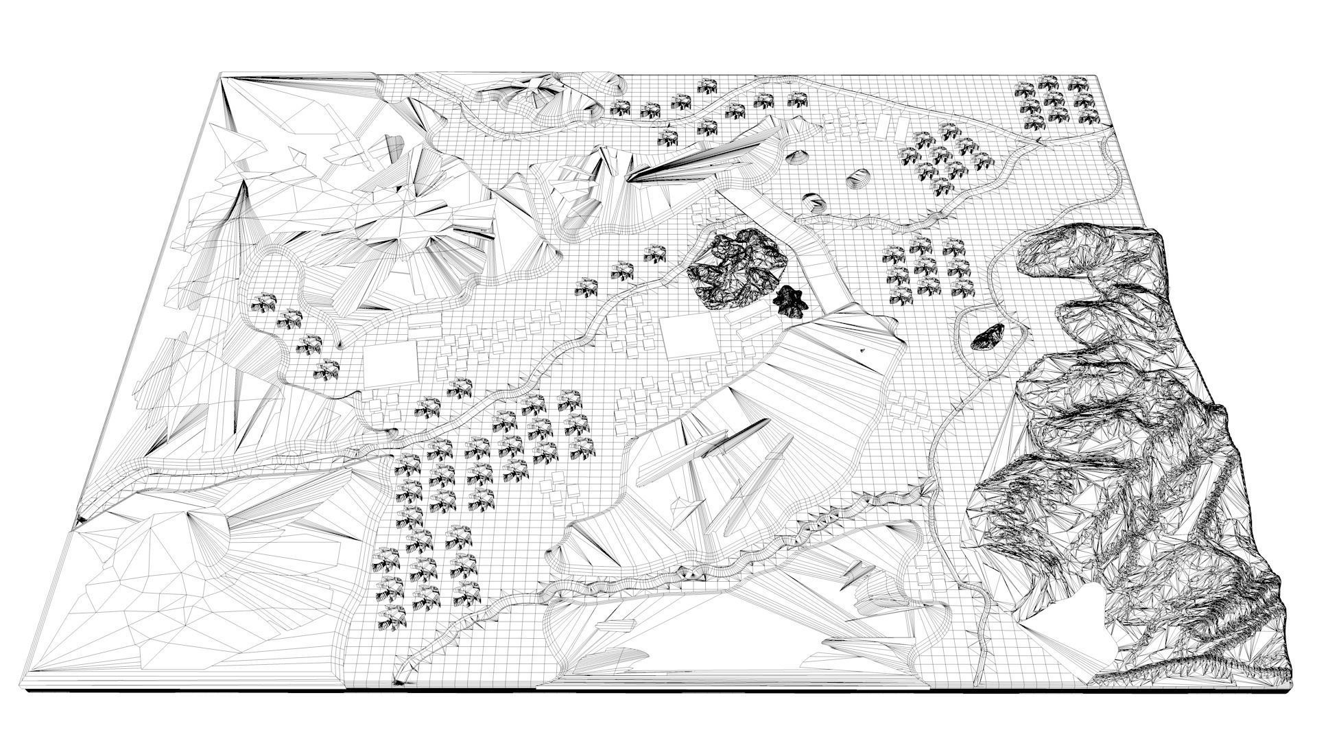 Medina Yathrib In The Old Days 3D print model_11