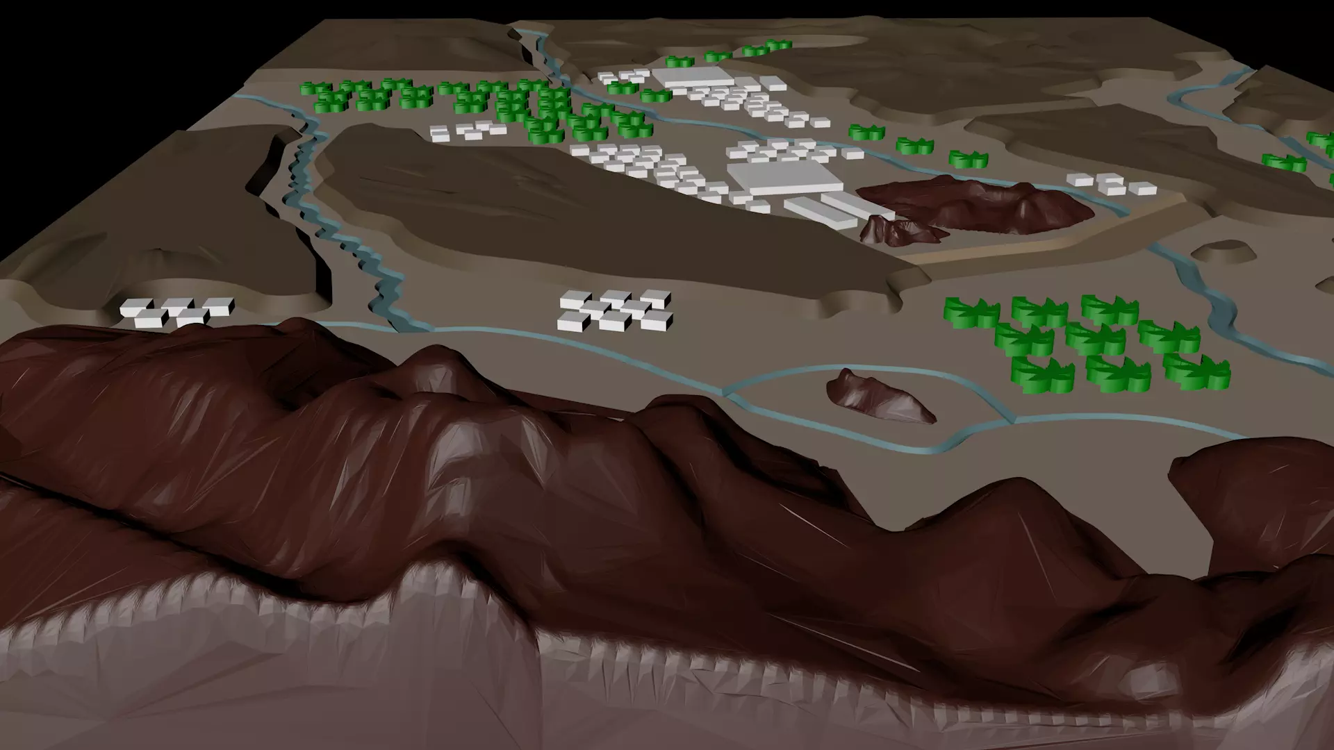 Medina Yathrib In The Old Days 3D print model_0