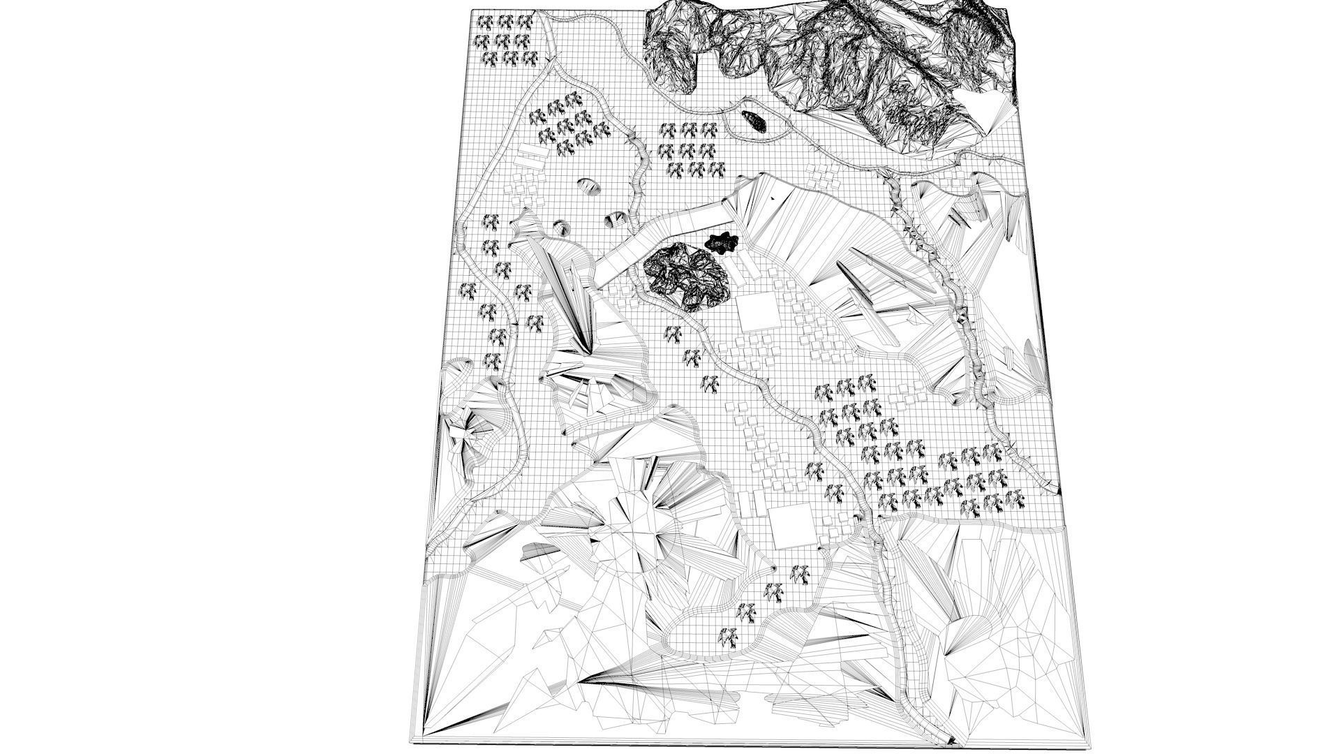 Medina Yathrib In The Old Days 3D print model_8