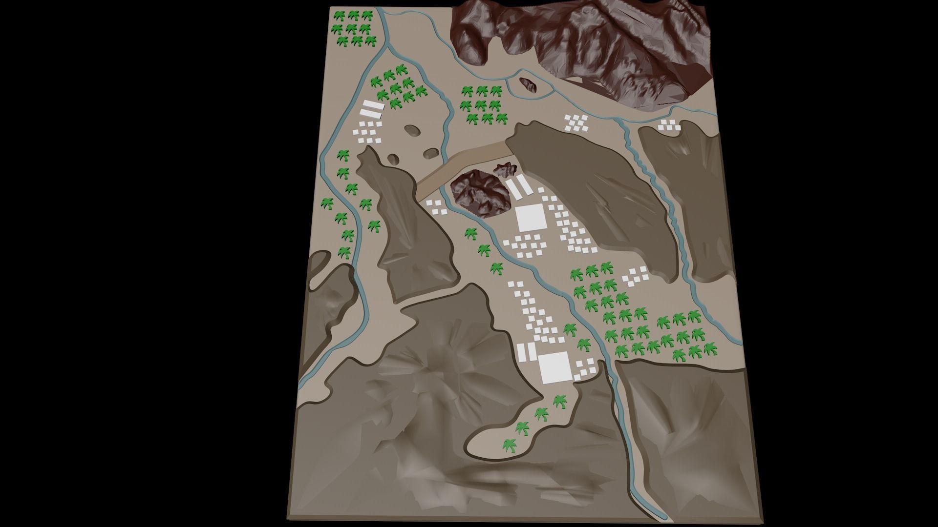 Medina Yathrib In The Old Days 3D print model_6