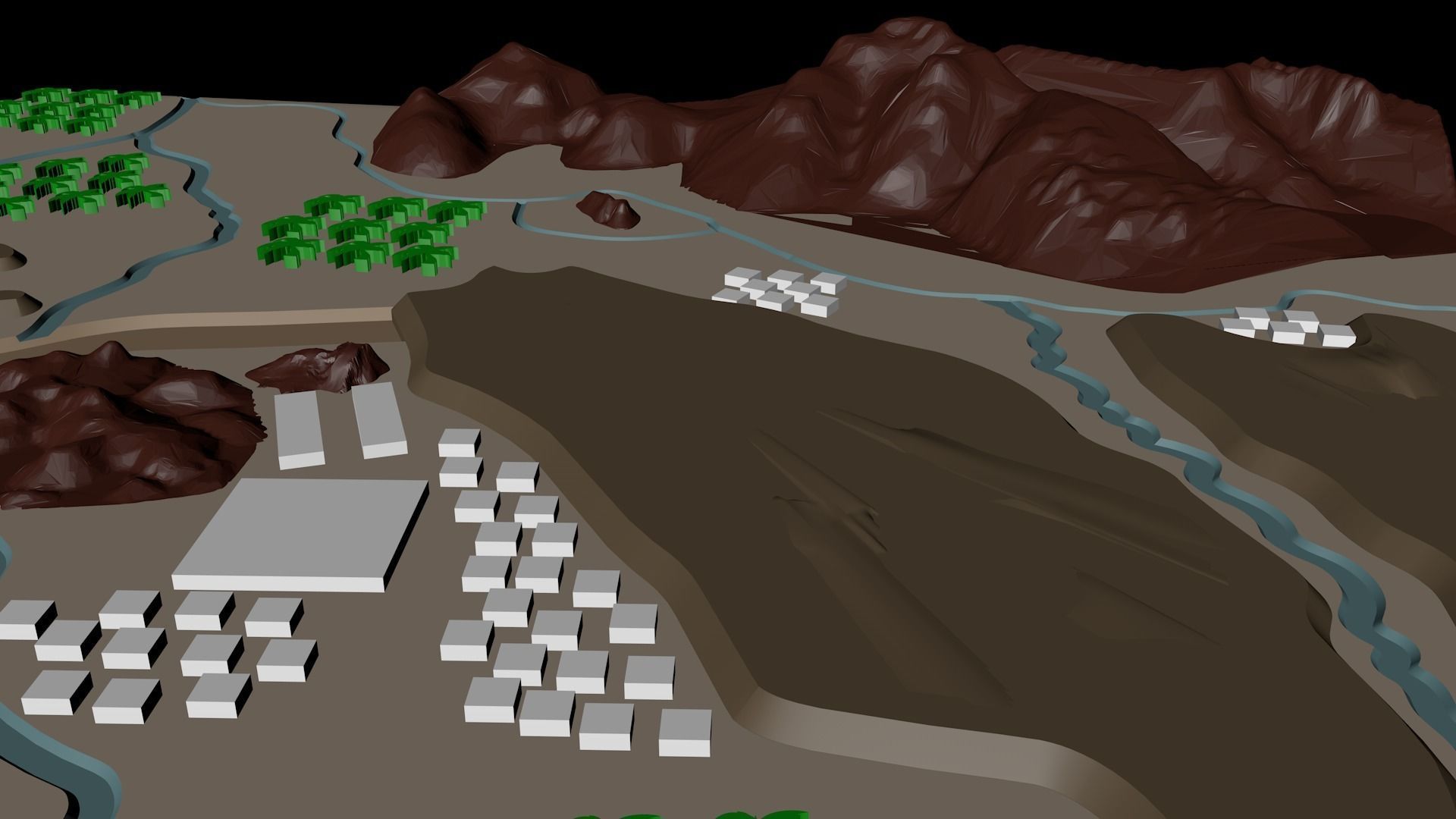 Medina Yathrib In The Old Days 3D print model_5