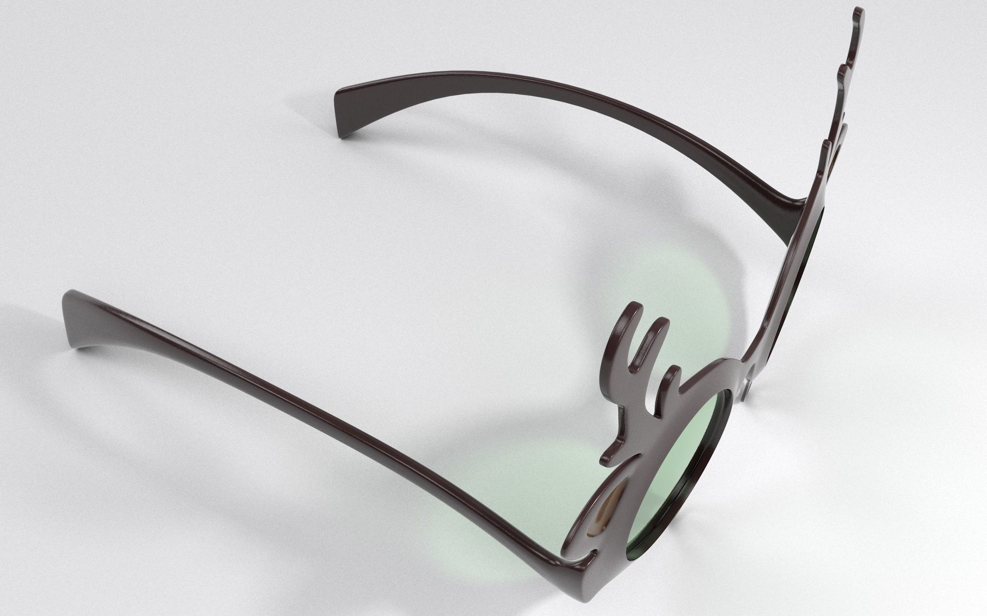 New Year Glasses 3D print model_1