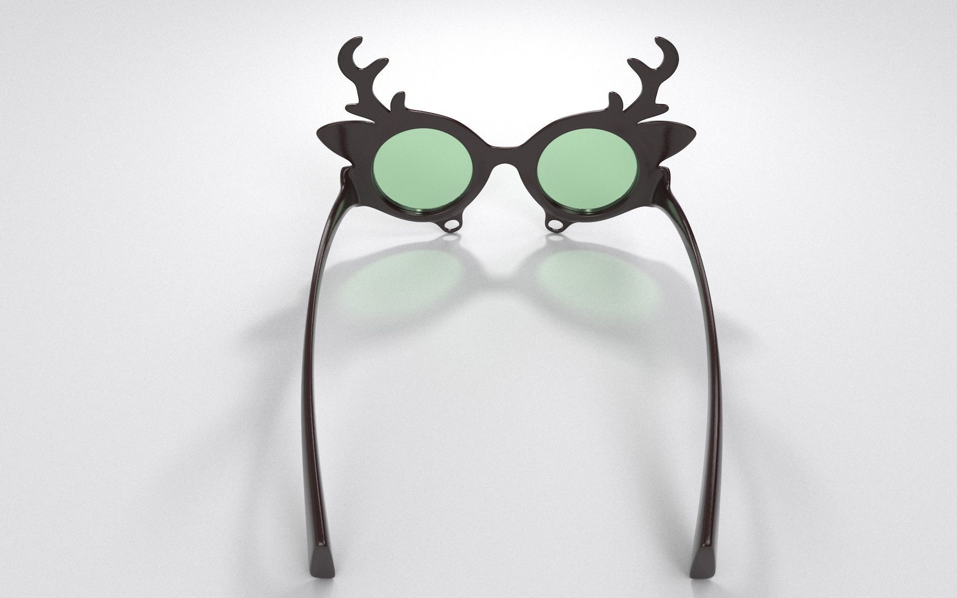 New Year Glasses 3D print model_3
