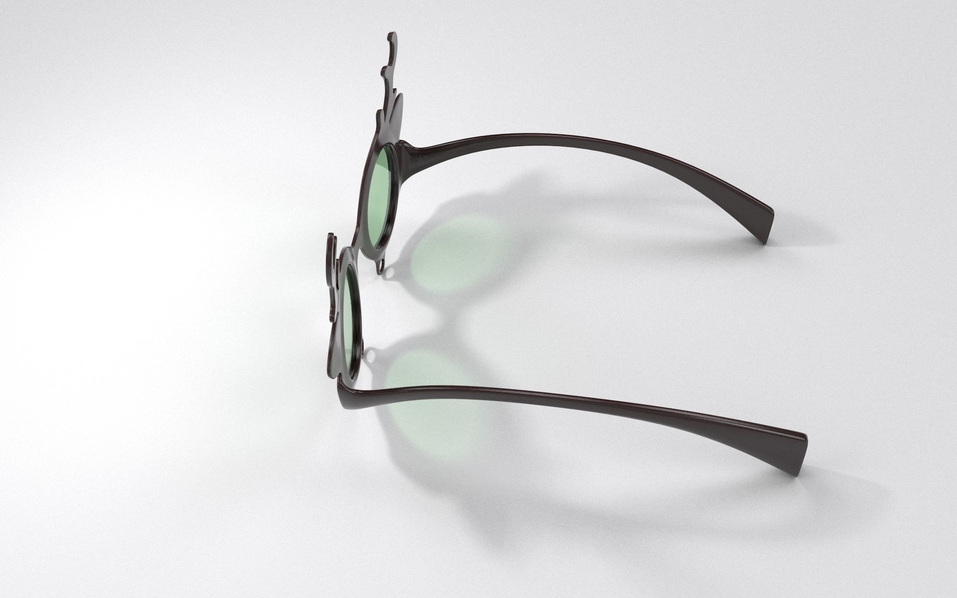 New Year Glasses 3D print model_4