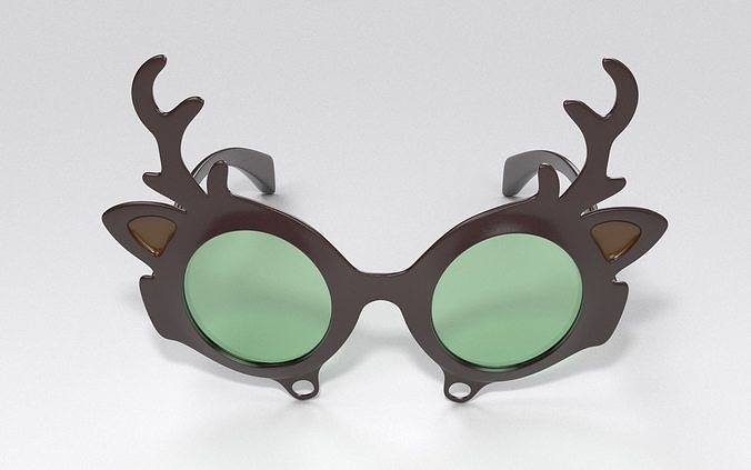 New Year Glasses 3D print model