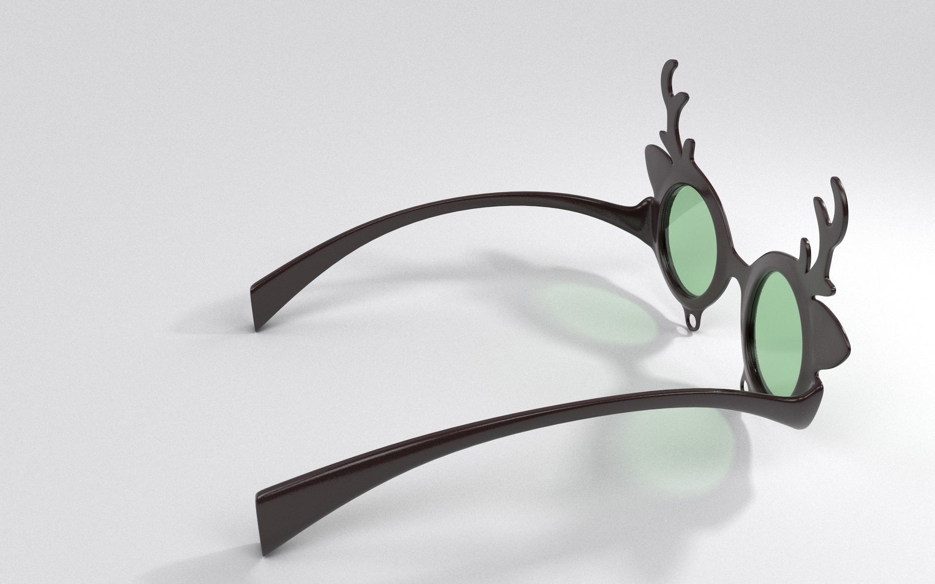 New Year Glasses 3D print model_2