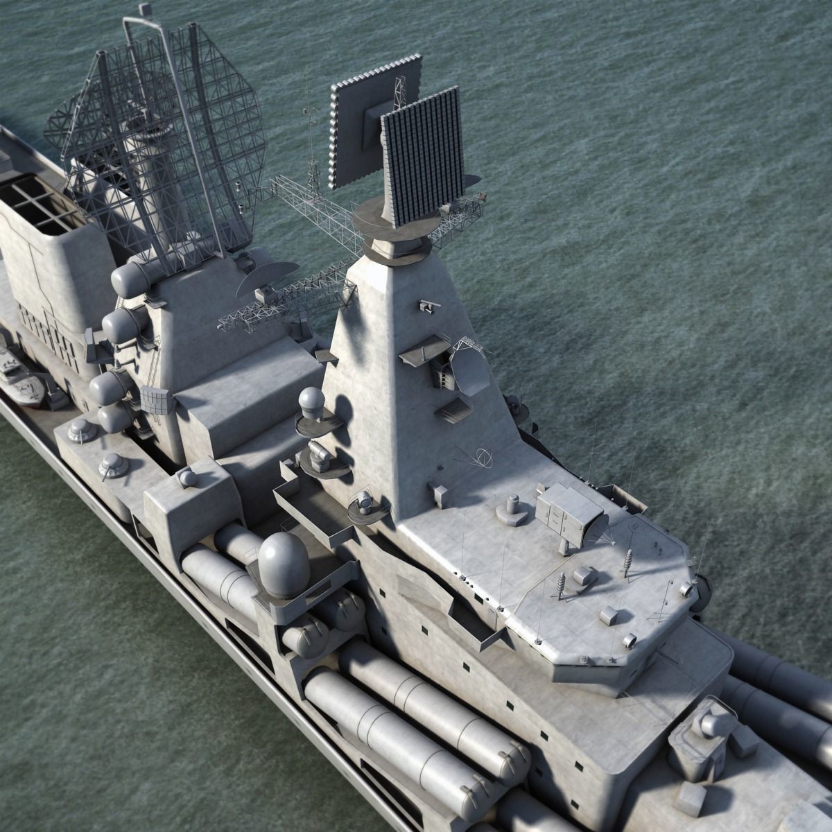 Moscow missile Cruiser 3D model_14