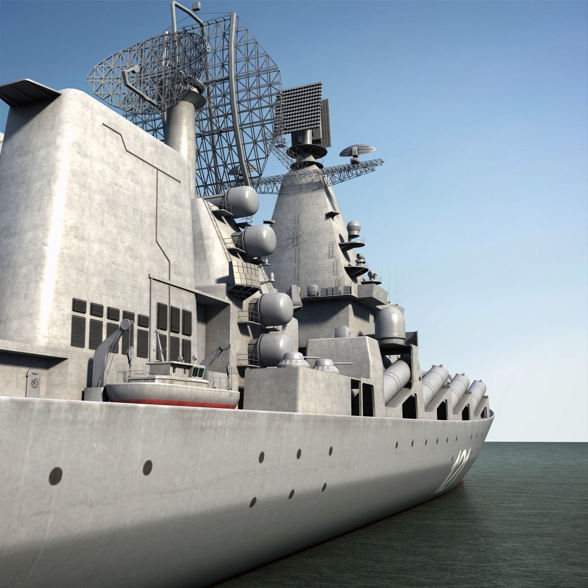 Moscow missile Cruiser 3D model_20