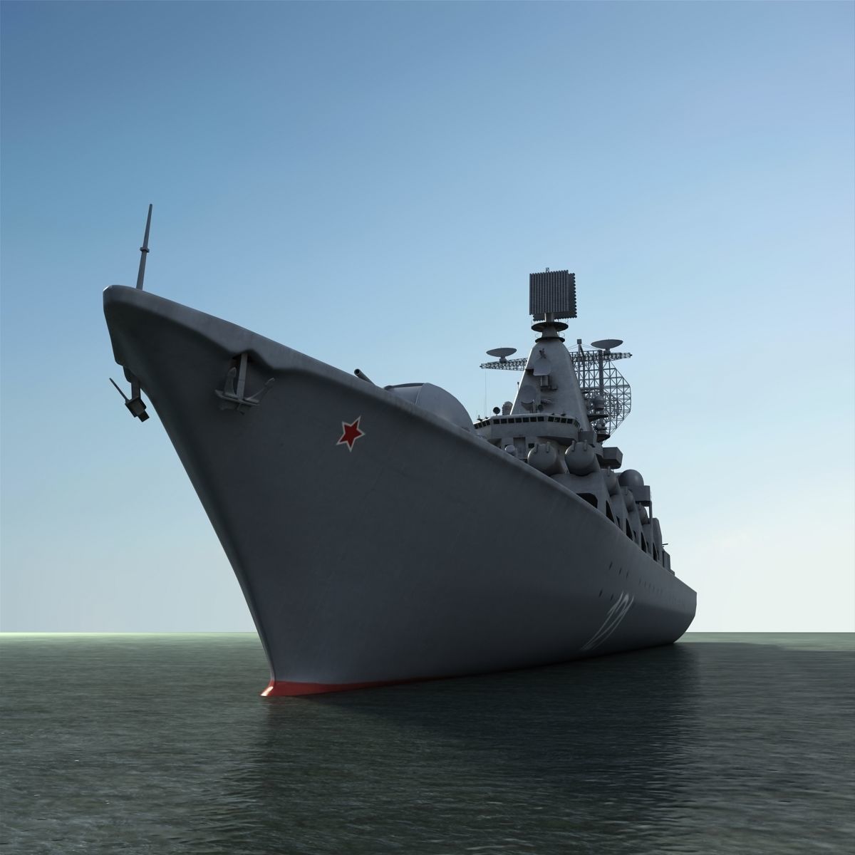 Moscow missile Cruiser 3D model_1