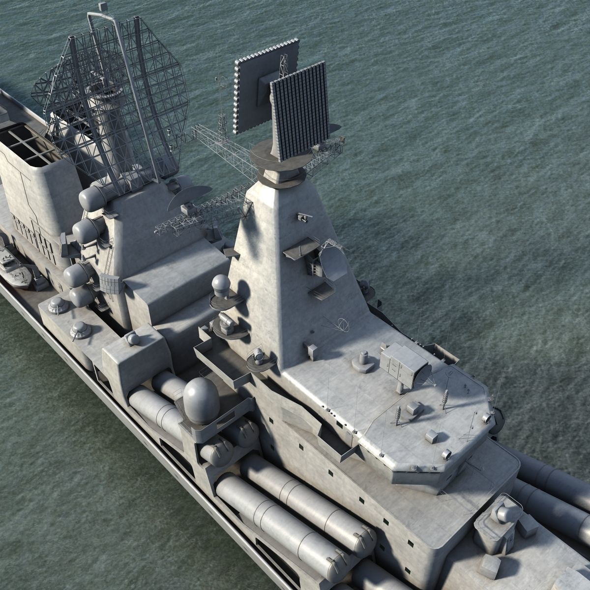 Moscow missile Cruiser 3D model_13