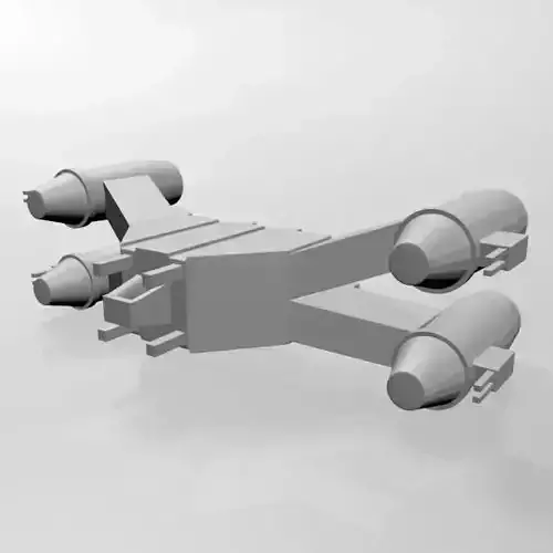Space Fighter 01 3D model