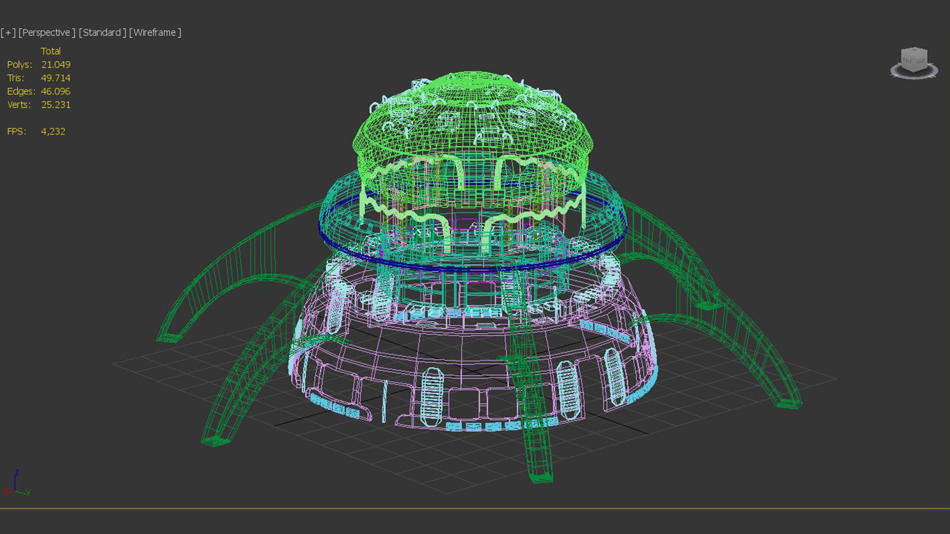 Sci-Fi Building 3 3D model_5
